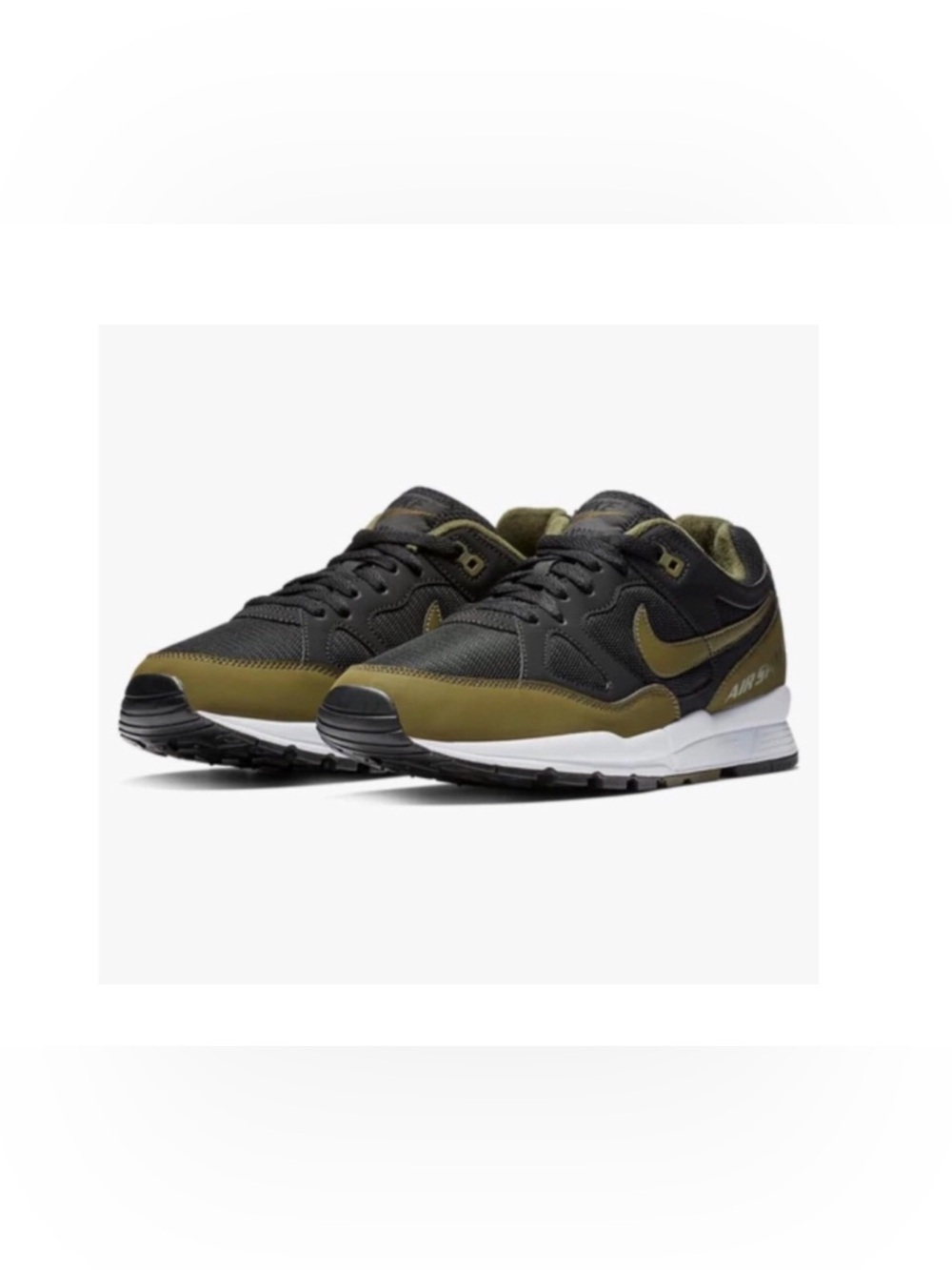 Nike Olive Green and Black Low-Top Sneaker Nike Air Span 2